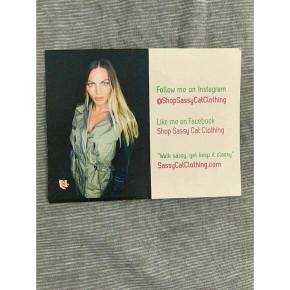 Allen Allen New Gray Striped Long Sleeve top - Picture 8 of 8